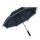 Stockschirm Sturmfest Groß – Automatik Regenschirm für Herren und Damen, Windsicher mit Fiberglasspeichen, Ø 105 / 83 cm, RPET Bezug Blau
