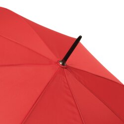 Stockschirm Sturmfest Groß – Automatik Regenschirm für Herren und Damen, Windsicher mit Fiberglasspeichen, Ø 105 / 83 cm, RPET Bezug Rot