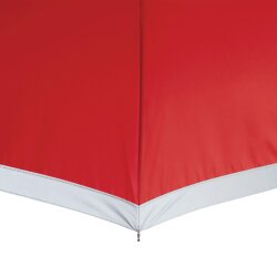 Stockschirm Sturmfest Groß – Automatik Regenschirm für Herren und Damen, Windsicher mit Fiberglasspeichen, Ø 105 / 83 cm, RPET Bezug Rot