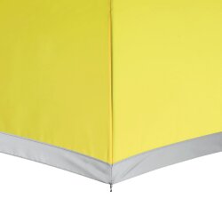 Stockschirm Sturmfest Groß – Automatik Regenschirm für Herren und Damen, Windsicher mit Fiberglasspeichen, Ø 105 / 83 cm, RPET Bezug Gelb