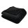 Kuscheldecke Wohndecke 200x150 cm – Flauschige Fleecedecke für Sofa und Couch, Extra Weiche Sofadecke, Warm und Pflegeleicht Waschbar Schwarz