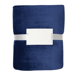 Kuscheldecke Wohndecke 200x150 cm – Flauschige Fleecedecke für Sofa und Couch, Extra Weiche Sofadecke, Warm und Pflegeleicht Waschbar Blau