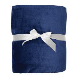 Kuscheldecke Wohndecke 200x150 cm – Flauschige Fleecedecke für Sofa und Couch, Extra Weiche Sofadecke, Warm und Pflegeleicht Waschbar Blau