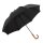 Automatik Stockschirm Schwarz sturmfest Ø116 cm - Regenschirm für Herren Damen – Eleganter Stockschirm mit Holzgriff für 2 Personen