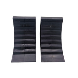 Unterlegkeile Anhänger für PKW Wohnmobil Wohnwagen 2er Set robuste Radkeile bis 4000 kg wetterfest mit Griff kompakt leicht