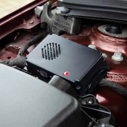 Marderschreck Auto – effektive Marderabwehr Auto für ca. 40 m² – batteriebetrieben, kein Anklemmen an die Autobatterie nötig, schützt zuverlässig Fahrzeug, Motorraum und Kabel vor Marderschäden