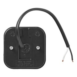 LED Positions-/Begrenzungsleuchte 65×65 mm, weiß, E-geprüft nach StVZO – 2er Set, links/rechts montierbar – für Heckträger & Fahrradträger, Wohnmobil/Wohnwagen, Anhänger