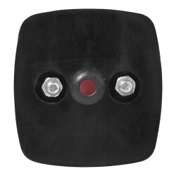 Begrenzungsleuchte Anhänger rot 2er Set Ø65 x 60 mm E-Typ geprüft für 12V 24V als Positionsleuchte Umrissleuchte ohne Glühbirne