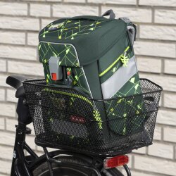 Fahrradkorb hinten für Gepäckträger Stahl 40 x 30 x 20 cm bis 10 kg inklusive Befestigungsmaterial