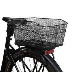 Fahrradkorb hinten für Gepäckträger Stahl 40 x 30 x 20 cm bis 10 kg inklusive Befestigungsmaterial