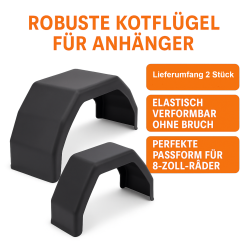 Kotflügel für Anhänger 8 Zoll –...