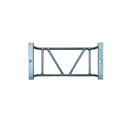 Lampenschutzgitter für Anhänger 2er Set aus Stahl verzinkt 270 × 132 × 68 mm Rücklichtschutz für PKW Anhänger Wohnwagen Schraubmontage