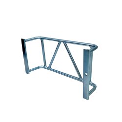 Lampenschutzgitter für Anhänger 2er Set aus Stahl verzinkt 270 × 132 × 68 mm Rücklichtschutz für PKW Anhänger Wohnwagen Schraubmontage