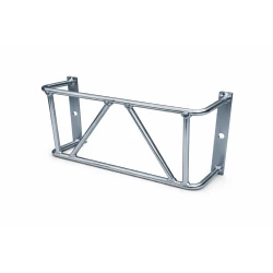 Lampenschutzgitter für Anhänger 2er Set aus Stahl verzinkt 270 × 132 × 68 mm Rücklichtschutz für PKW Anhänger Wohnwagen Schraubmontage