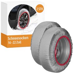 Schneesocken für Reifen 14-22 Zoll CWS90 235/80-14,...