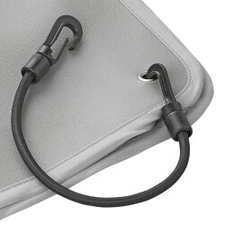 Deichselhaube grau – wetterfeste PVC-Leder...