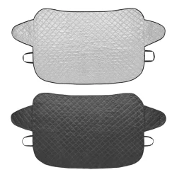 Windschutzscheibe & Spiegel Abdeckung Set 94×144 cm – 4-lagig, Frost- & Sonnenschutz für PKW & SUV