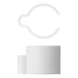 Kabelklemmen Set 16 Stück Weiß für Zeltstangen 22 bis 32 mm Kabelführung bis 7 mm Montage ohne Bohren Zeltzubehör für Pavillon Wohnmobil Vorzelt sichere Befestigung für Stromkabel und Lichtleitungen