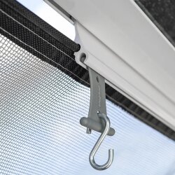 3x Kederschiene Kunststoff 1m pro Stück für Sehnenstärke Ø5 bis Ø6 mm aus PVC Ø5 Ø6mm Kederleiste Wohnwagen zur Erweiterung für Markise Sonnenschutz Camping