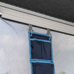 3x Kederschiene Kunststoff 1m pro Stück für Sehnenstärke Ø5 bis Ø6 mm aus PVC Ø5 Ø6mm Kederleiste Wohnwagen zur Erweiterung für Markise Sonnenschutz Camping