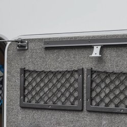 Aluminium Kederschiene 45 Grad schwarz eloxiert Kederleiste zur Befestigung von Vorzelt Markise Windblende am Wohnwagen oder Wohnmobil mit 100 cm Länge und 10 mm Durchmesser