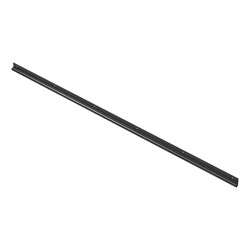 3STK Kederschiene 7-9 mm Alu schwarz eloxiert 45 Grad Kederleiste 100 cm mit Schrauben