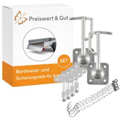 Bordwandverschluss 12 tlg für Anhänger...