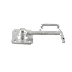 Bordwandverschluss 12 tlg für Anhänger Größe 0 links und rechts inklusive Einfallöse Sicherungskette als Spannverschluss mit Winkelhebel aus verzinktem Stahl