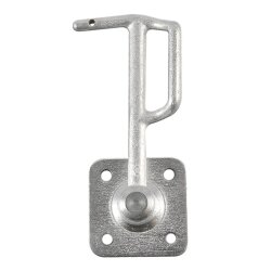 Bordwandverschluss 12 tlg für Anhänger Größe 0 links und rechts inklusive Einfallöse Sicherungskette als Spannverschluss mit Winkelhebel aus verzinktem Stahl