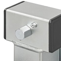 Abstellstütze für Anhänger 410-655 mm klappbar – höhenverstellbare Stützen mit Kurbelmechanik – Tragkraft bis 1300 kg je Stütze SF60 D85 SW19 2 Stück