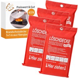 4x Brandschutzdecke 1×1 m aus Fiberglas nach EN...