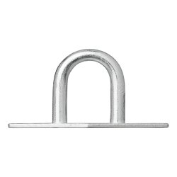 10x Planenösen rechteckig aus Metall 54 x 22 mm anschraubbar für Anhänger Plane & Gepäcknetze