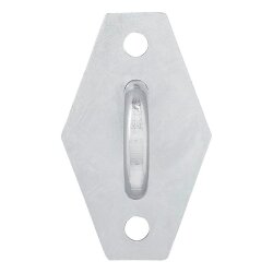 10x Planenösen rechteckig aus Metall 54 x 22 mm anschraubbar für Anhänger Plane und Gepäcknetze