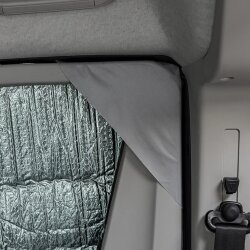 Windschutzscheibenabdeckung für Fiat Ducato ab 2006 Thermo Außenisolierung aus Aluminium Luftpolsterfolie gegen Kälte Hitze mit Sichtschutz für Wohnmobil