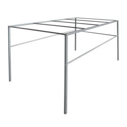 Aufbau für PKW Anhänger 2er Set kompatibel mit STEMA BASIC 750 mit Anhänger Plane Hochplane aus Polyester 500 g/m² mit Gummigurt Ösen Schnallen