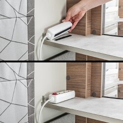 Selbstklebender Klettverschluss 20 mm Breite 8 m Rolle schwarz – stark haftendes Haken und Flauschband zum Organisieren Fixieren und Aufhängen