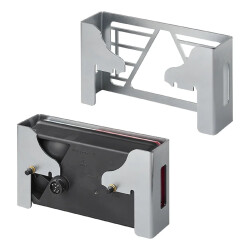 Rückleuchtenschutz für Anhänger 250x141x65 mm, Rücklicht Schutzgitter aus 3 mm Stahl, verzinkt, 2er Set zum Schutz der Heckleuchte