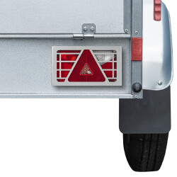 Rückleuchtenschutz für Anhänger 250x141x65 mm, Rücklicht Schutzgitter aus 3 mm Stahl, verzinkt, 2er Set zum Schutz der Heckleuchte