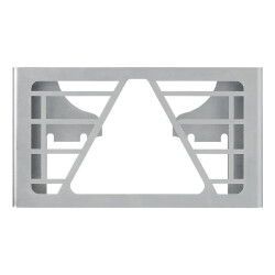 Rückleuchtenschutz für Anhänger 250x141x65 mm, Rücklicht Schutzgitter aus 3 mm Stahl, verzinkt, 2er Set zum Schutz der Heckleuchte