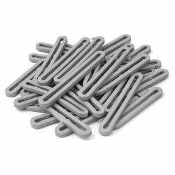 Gummi Spannring 130 x 5 x 5 mm – gummiringe zelt in Grau für Vorzelt und Camping –30er Set elastisches Zubehör für Outdoor Zeltabspannung