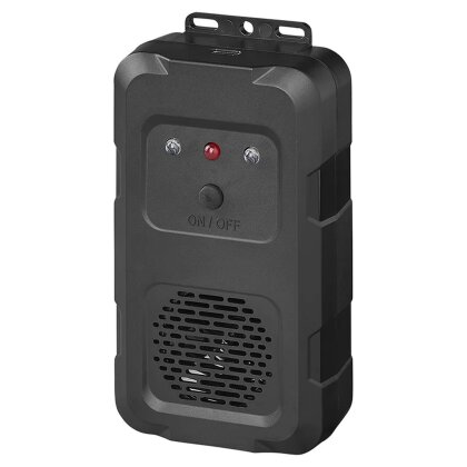 Marderschreck Auto Ultraschall Marderabwehrgerät für Motorraum mit 12V oder Batterie/USB, elektronischer Marderschutz für Autos Motorräder Traktoren Lastwagen, tierfreundlich, schwarz
