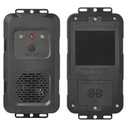 Marderschreck Auto Ultraschall Marderabwehrgerät für Motorraum mit 12V oder Batterie/USB, elektronischer Marderschutz für Autos Motorräder Traktoren Lastwagen, tierfreundlich, schwarz