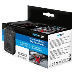 Marderschreck Auto Ultraschall Marderabwehrgerät für Motorraum mit 12V oder Batterie/USB, elektronischer Marderschutz für Autos Motorräder Traktoren Lastwagen, tierfreundlich, schwarz