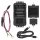 Marderschreck Auto Ultraschall Marderabwehrgerät für Motorraum mit 12V oder Batterie/USB, elektronischer Marderschutz für Autos Motorräder Traktoren Lastwagen, tierfreundlich, schwarz