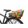 Fahrradkorb hinten Metall schwarz 460x300x200 mm Gepäckträgerkorb Fahrrad inkl Befestigungsmaterial Transport Schultaschenkorb 21L 15kg Traglast Wabengitter