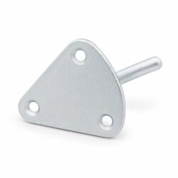 20x Planenhaken Anhänger Metall Zurrhaken mit Öse 70x45 mm Spannhaken verzinkt