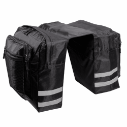 Fahrradtasche Gepäckträger 32x26x10cm je Gepäckträgertasche, Fahrrad Doppel 46L