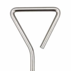 4x Erdanker 420 mm Bodenanker verzinkt Spiralanker 8 mm Schaft mit Griff 75 mm Spirale 200 mm Sturmsicherung Zelt Pavillon Vorzelt Camping Hundepfahl Outdoor Befestigung