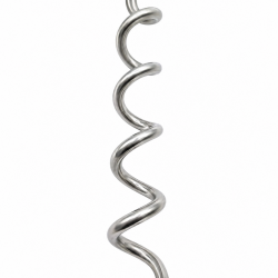 4x Erdanker Bodenanker zum eindrehen 420 mm Sturmsicherung über 30cm Abspannset