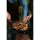 Gusseisenplatte 2er Set rund Ø 31 cm 2,9kg und eckig 40 x 20,5 cm massiv 2,7 kg Grillplatte aus Gusseisen massiv mit Griffen für BBQ, Grill, Herd & Ofen, gleichmäßige Wärmeverteilung